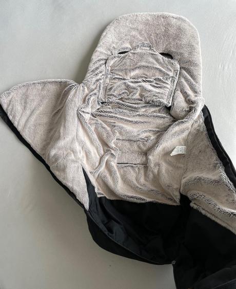 Zimný kožušinovy fusak & rukávniky zn. kiddy, kiddy