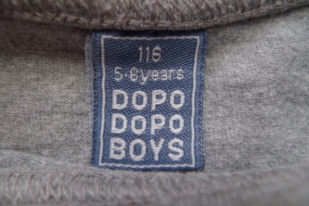 Šedé tričko s dlhým rukávom, dopodopo,116