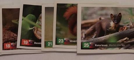 Nalepky kaufland sprievodca prirodou, 