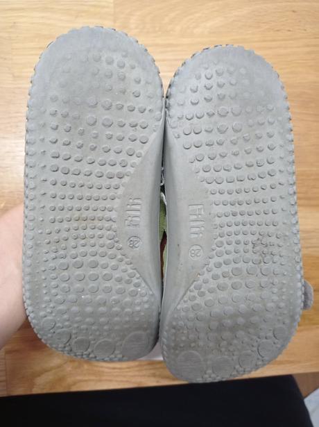 Filii kaiman velcrou velours apple/grey vel. 28m, filii,28