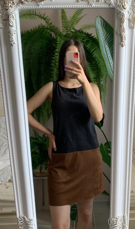 Semišové šaty, promod,m