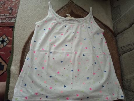 Trojuholníkové širšie tielko, h&m,122