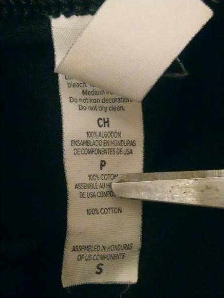 Dámsky čierny top s motívom, canvas, s/m, s