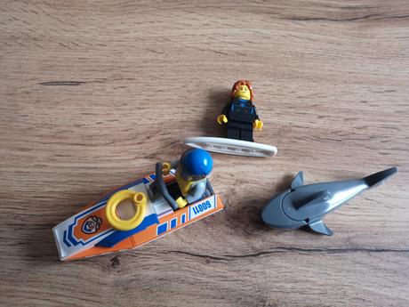 Lego city 60014 pobrežná hliadka + lego 60011, 