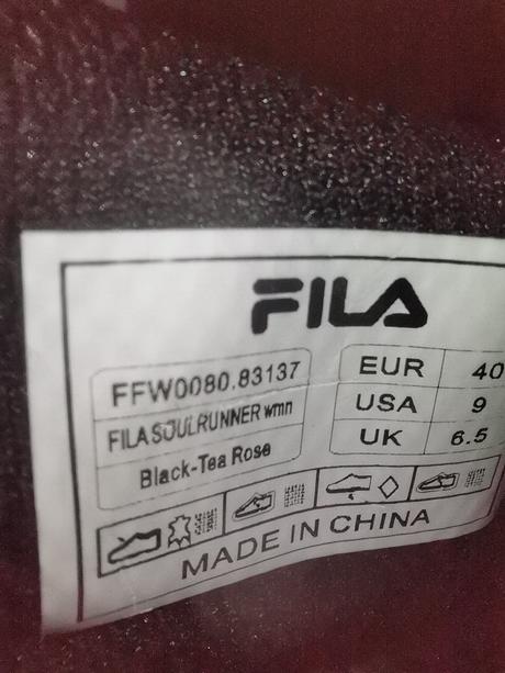 Tenisky fila, fila,40
