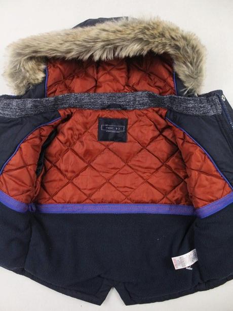 -tmavo-modrá parka/bunda next veľ. 12-18 mes., next,86