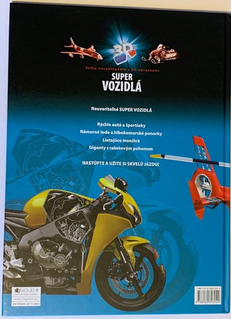 Veľká encyklopédia s 3d obrázkami - super vozidlá, 