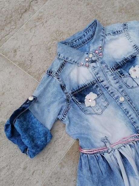 Riflové šaty vel. 110, 110