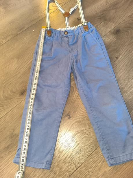 Sviatočné nohavice na traky, reserved,98