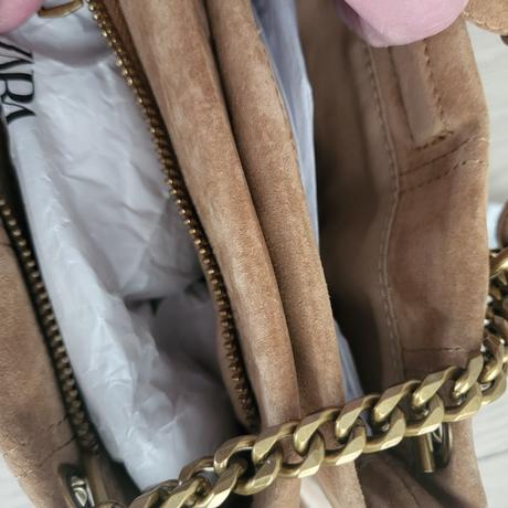 Kabelka semišová, zara