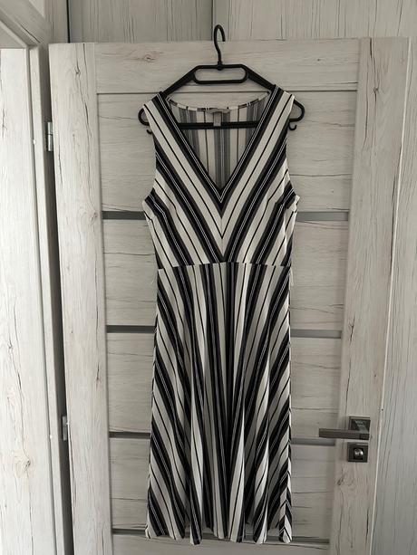 Šaty s opaskom, h&m,s