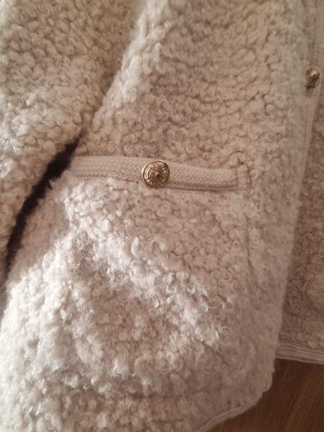 Teddy kabát prechodný 38, m