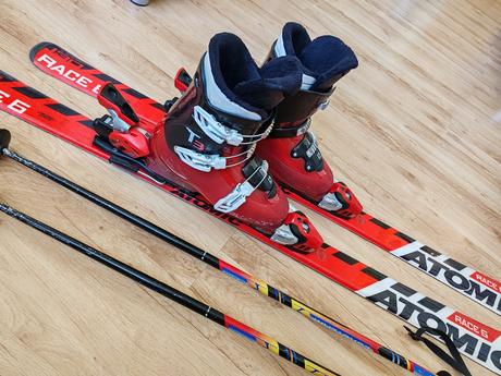 Lyžiarsky set, atomic,130-139 cm