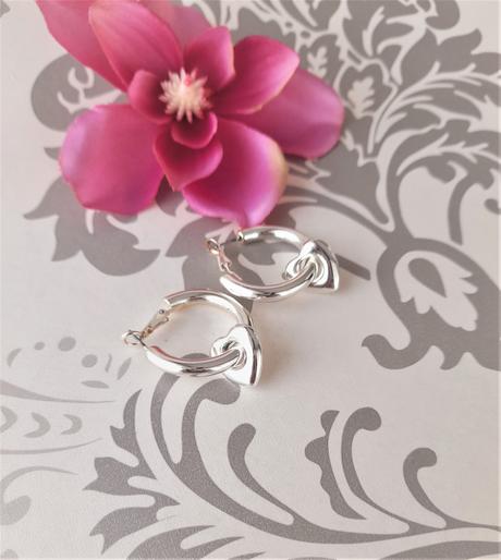 Náušnice so srdiečkom,