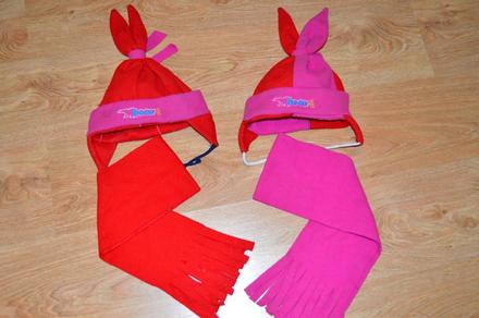 Detská čiapočka so šálikom, 50 - 92