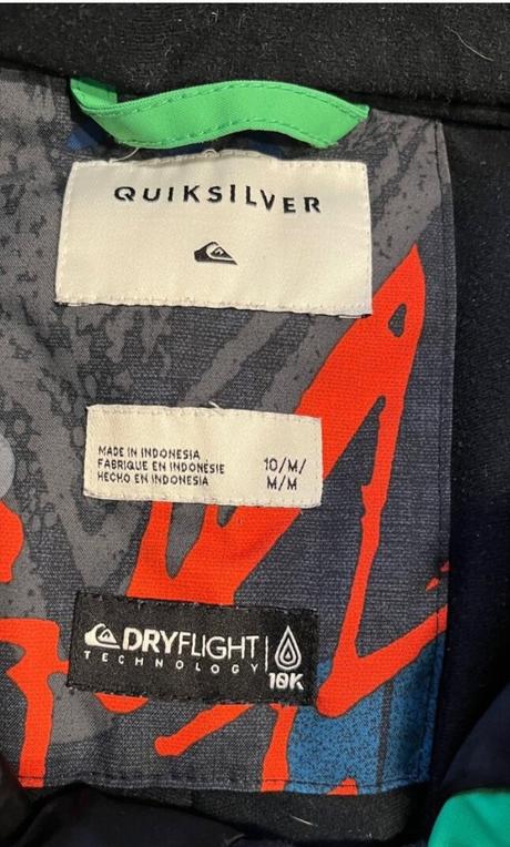 Oteplovačky značky quiksilver v.140, quiksilver,140
