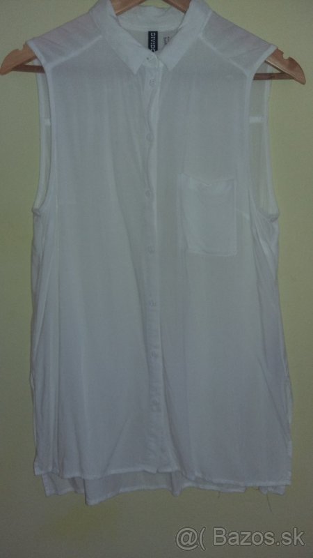 Biela blúzka h&m, h&m,38