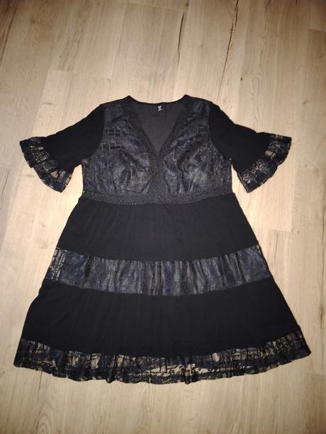 Čierne šaty, xxl