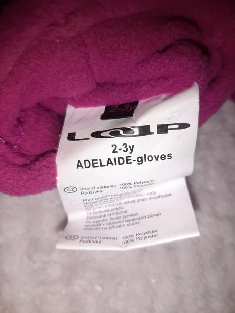 Flísové rukavičky loap 98-116, loap,98