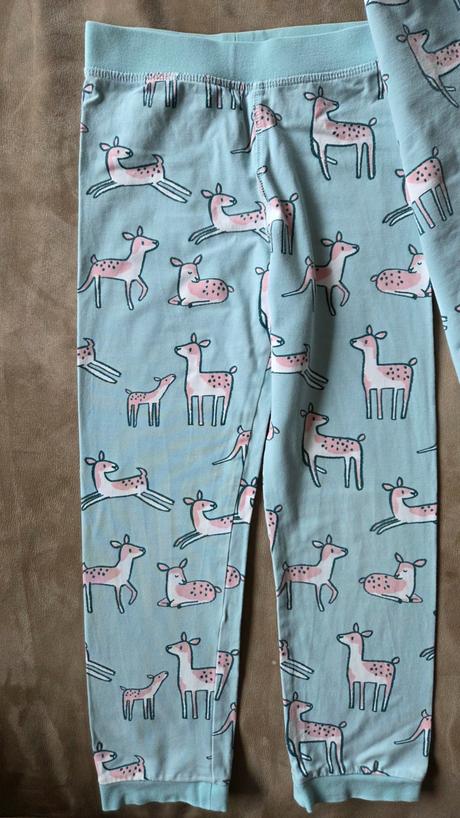 Krásne bavlnené pyžamkoveľ.122 1xprané, marks & spencer,122