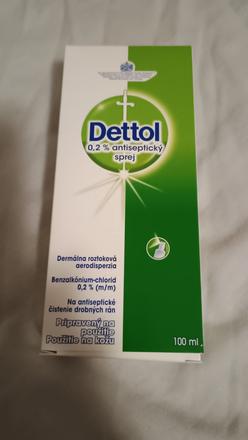 Dettol dezinfekcia,