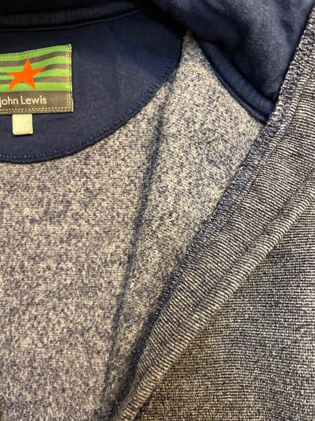 Teplá funkčná mikina, john lewis baby,116