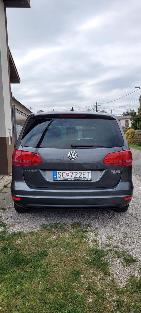 Vw sharan 2.0tdi 7-miestny , top stav,ťažné+2.sada, volkswagen