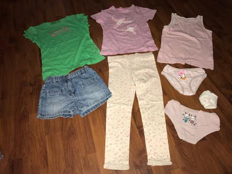 Dievčenský letný balík - 7 kusov, 104–116