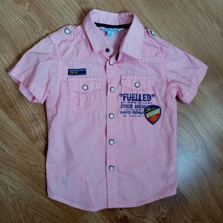 Košeľa s potlačou vzadu, rebel,98