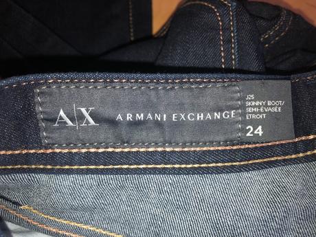 Armani exchange w24 skinny boot, armani,xs