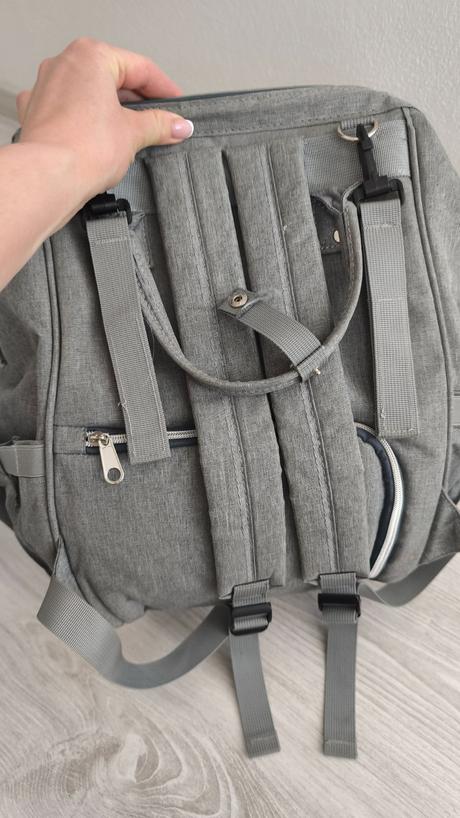 Mama ruksak lequeen šedý, lequeen