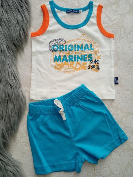 Chlapčenská letná chlapčenská súprava, original marines,62