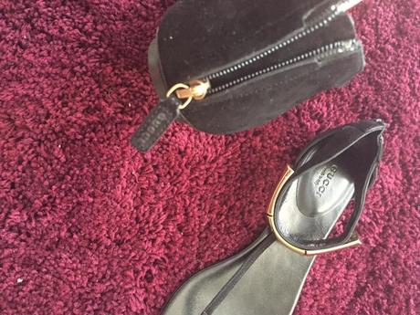 Gucci gold bamboo sandals 39, gucci,39