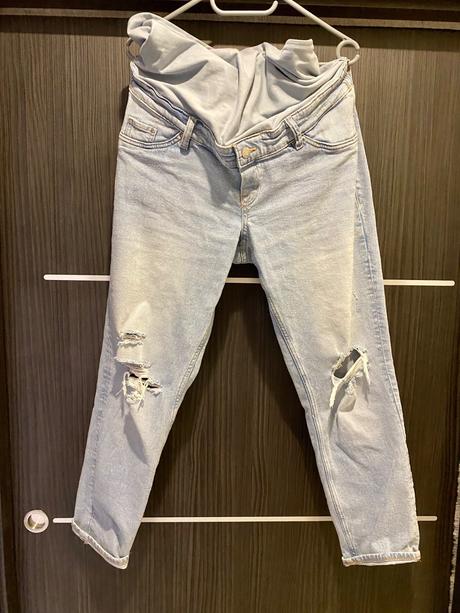 Tehotenské rifle slabomodré, h&m,m