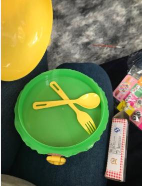 Hamburger obedový box trojitý 1000ml,