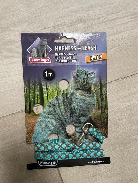 Flamingo vodítko pre mačky,