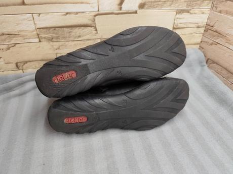 Rieker 38 - dámske zateplené čierne topánky, rieker,38