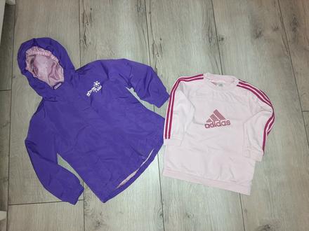 Vetrovka a mikina adidas 98/104, 98