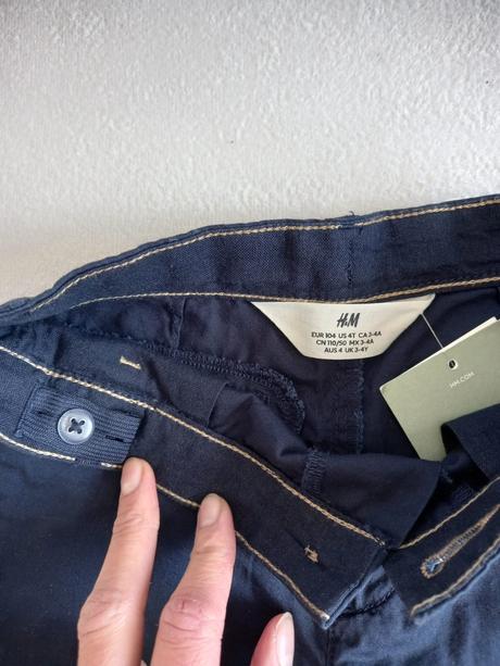 Chlapcenske elegantne kratasy / sortky h&m 104, h&m,104