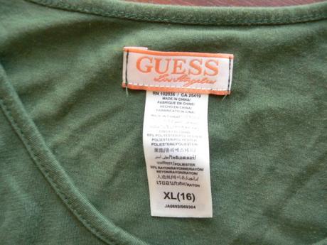 Guess predĺžené triko, guess,164