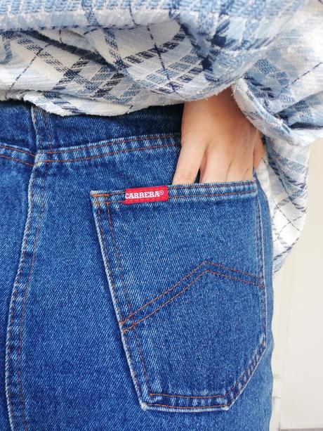 Riflová sukňa carrera, veľ. s, s