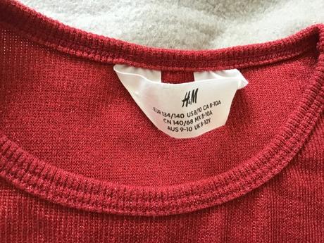 Vianočné tričko pulóver 134/140, h&m,134
