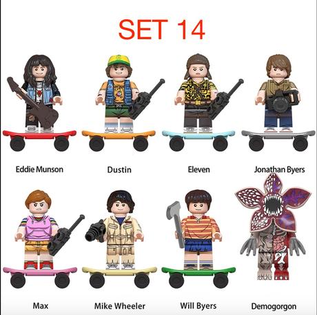 Mix postavičiek - typ lego - nové, nehrané,