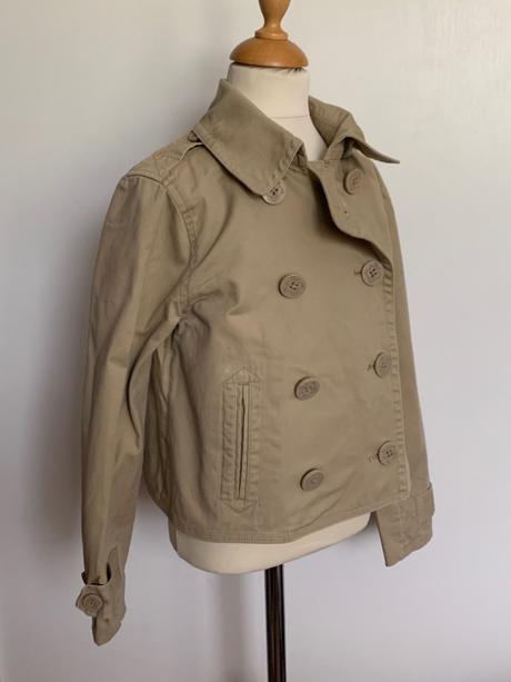 Ralph laurent hnedý krátky kabátik, ralph lauren,140