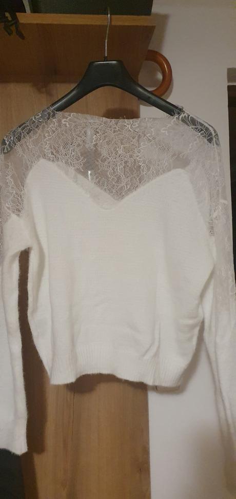 Sveter s krajkou, xl