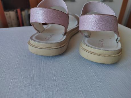 Sandále nelli blu - ružovo-strieborné v.33, nelli blu,33