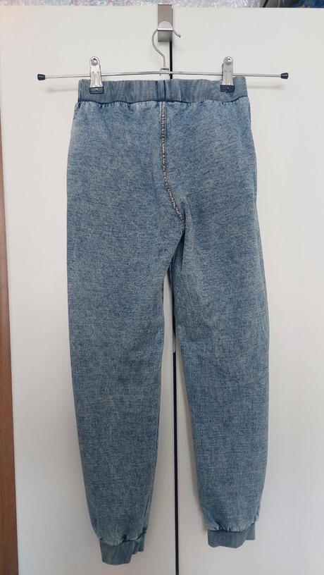 Lindex tepláky s džínsovým vzhľadom, lindex,134