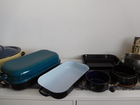 Samltované do kuchyne pekáče, hrnce, 