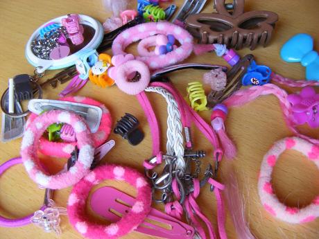 Mix do vlasov - čelenky, gumičky, sponky...,