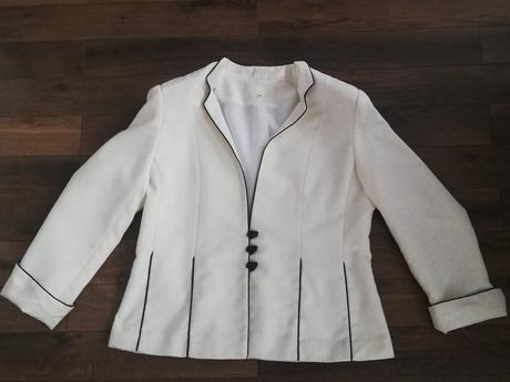 Dámske sako+ biely top, 42